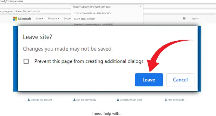 Are You Sure You Want to Leave This Page Virus? How to Fix