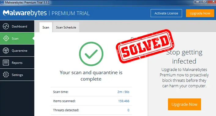 Malwarebytes Not Detecting Malware