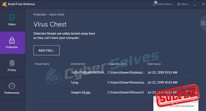[6 Steps] How to Stop Avast From Moving a File to Chest?